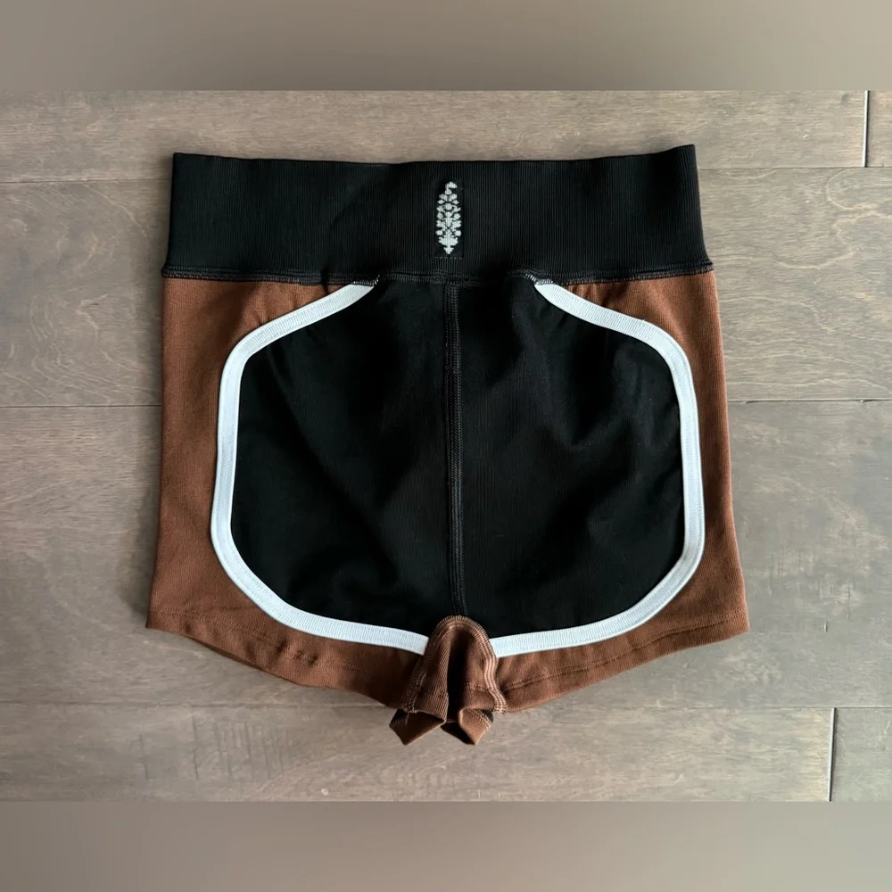 NWOT Free People Movement It Takes Two Run Shorts